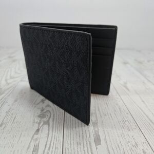 Dark Blue Men's Michael Kors Wallet MK Logo NWOT